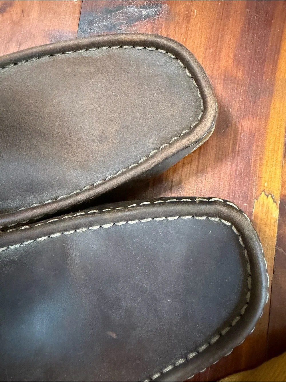 Clarks men’s Brown Leather Shoes with Lace-Up Detail